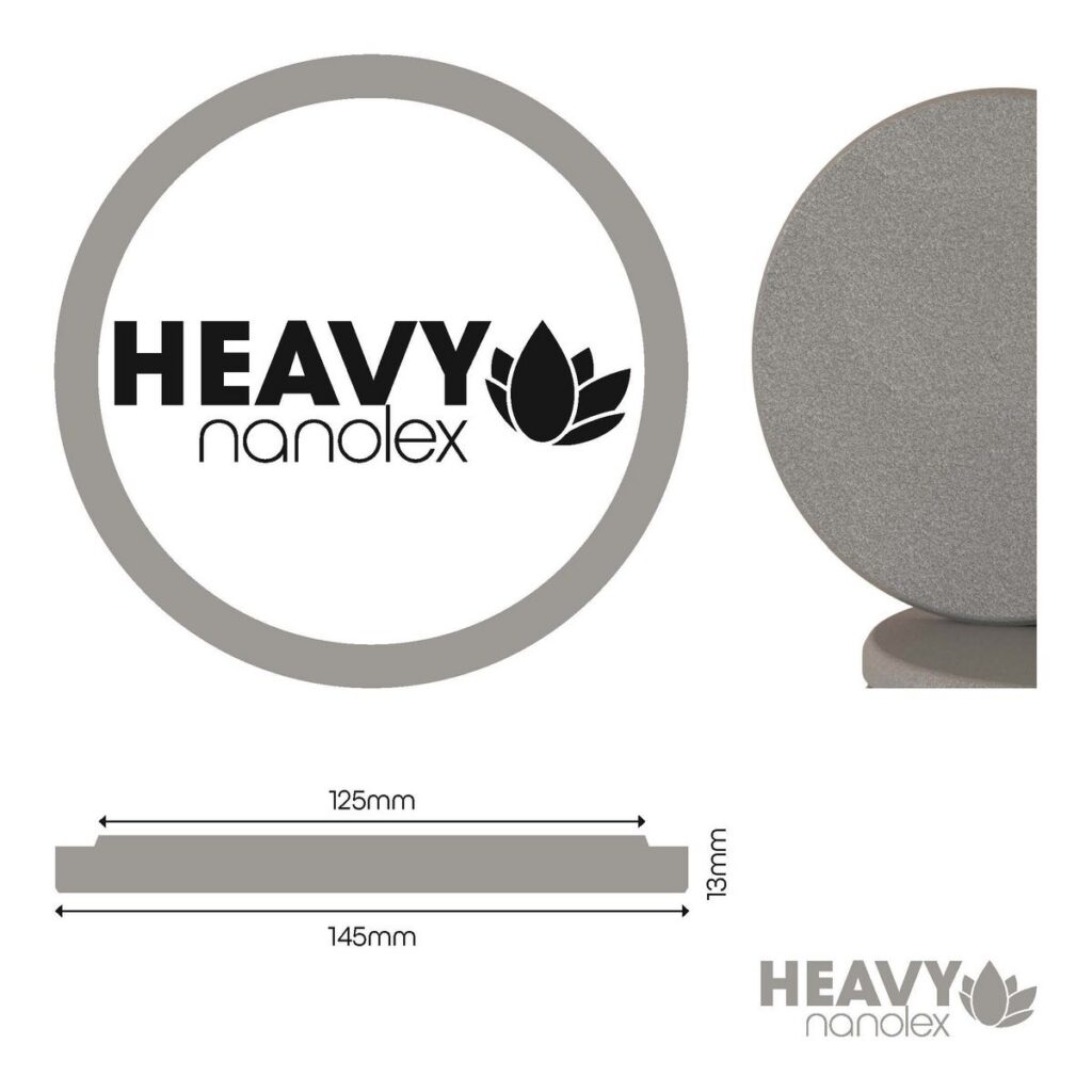 Nanolex Polishing Pad 145x13x125, Hard, Grey x3