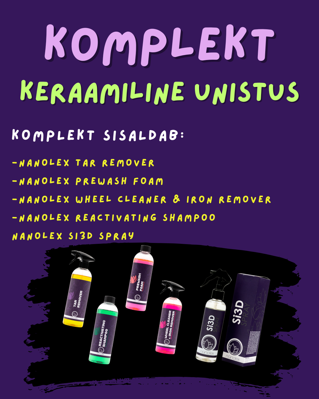 Komplekt KERAAMILINE UNISTUS
